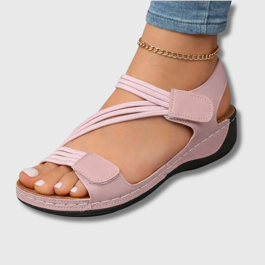 ROUSSEAU BORDEAUX | SANDALES CHIC AJUSTABLES POUR FEMMES