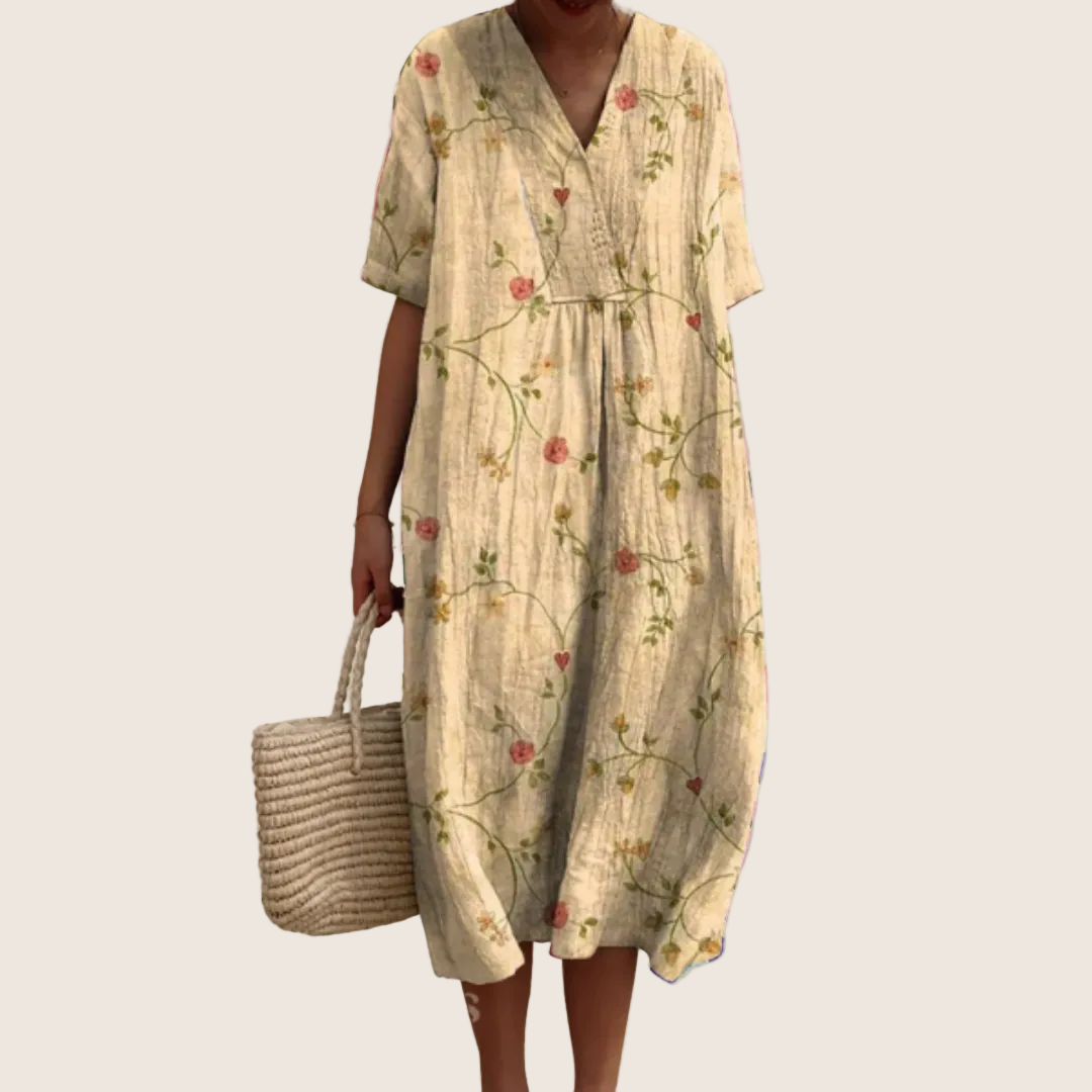 ROUSSEAU BORDEAUX | ROBE D’ÉTÉ FLORALE POUR FEMMES