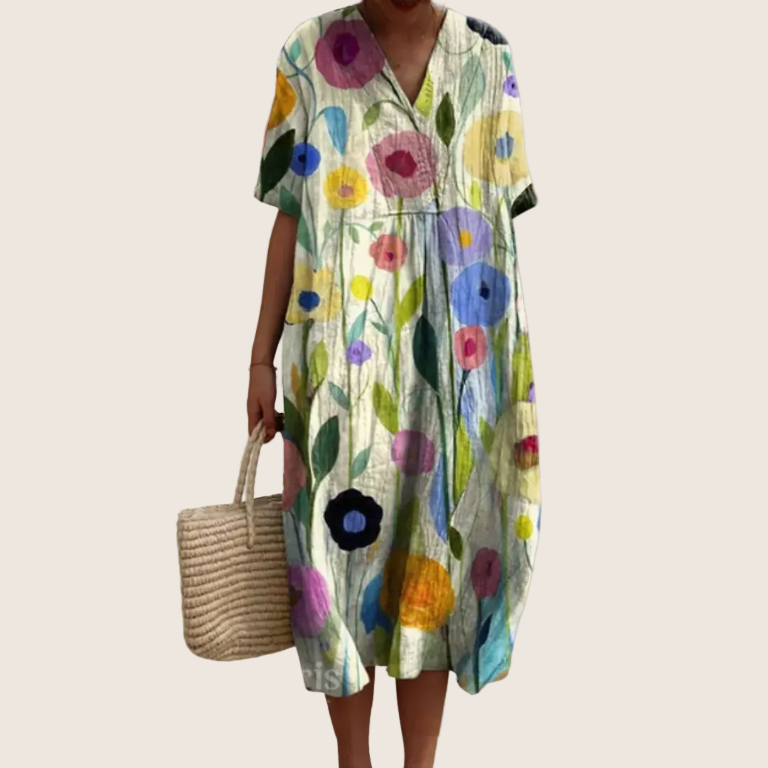 ROUSSEAU BORDEAUX | ROBE D’ÉTÉ FLORALE POUR FEMMES