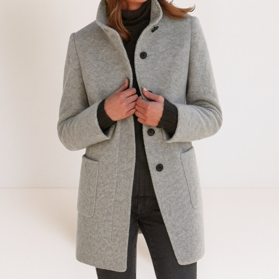 ROUSSEAU BORDEAUX | MANTEAU D’HIVER ÉLÉGANT POUR FEMMES