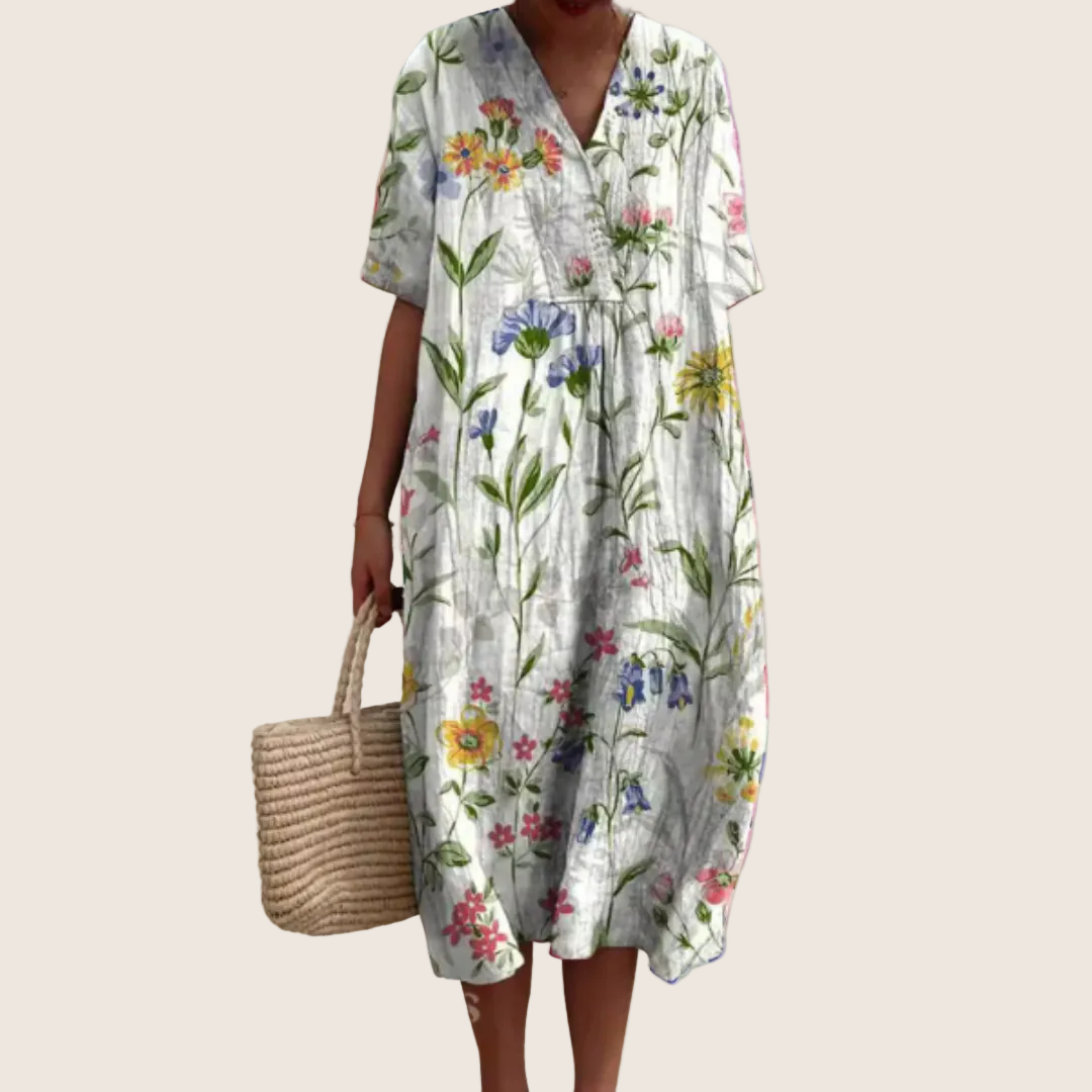 ROUSSEAU BORDEAUX | ROBE D’ÉTÉ FLORALE POUR FEMMES