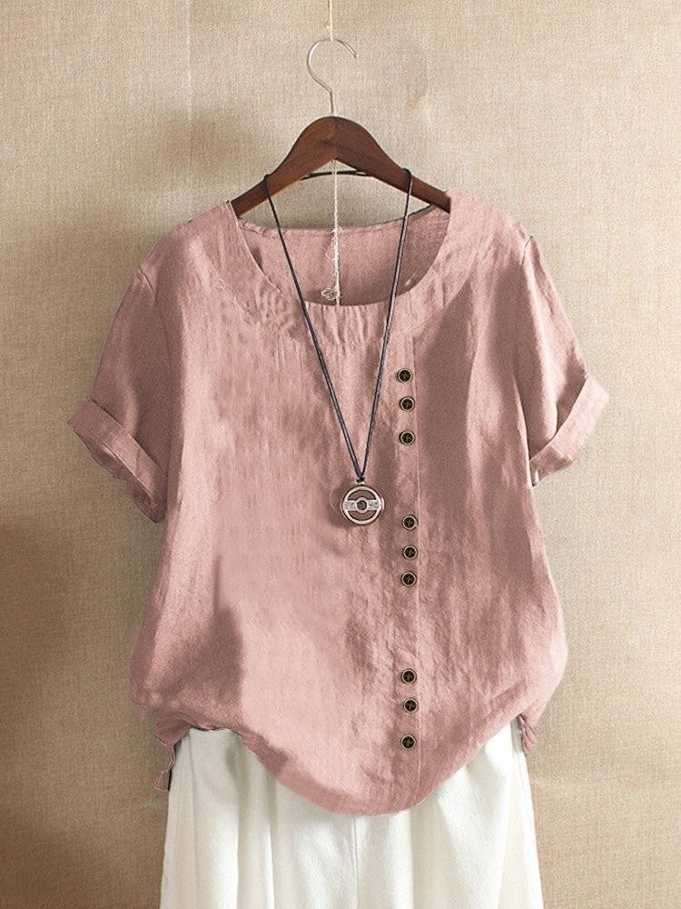 ROUSSEAU BORDEAUX | BLOUSE EN COTON À BOUTONS POUR FEMMES