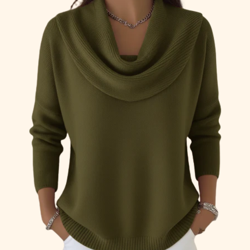 ROUSSEAU BORDEAUX | PULL À COL GRACIEUX POUR FEMMES