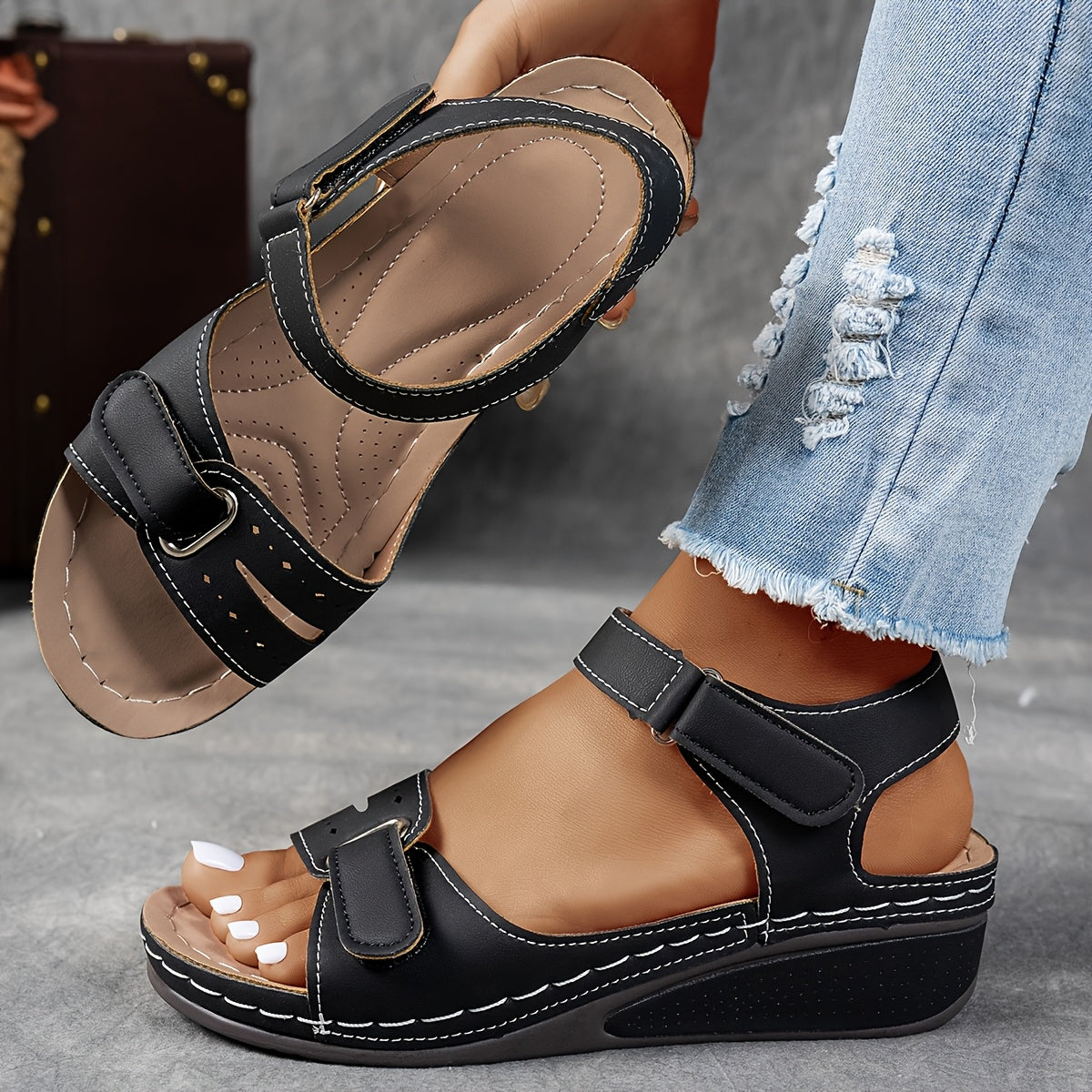 ROUSSEAU BORDEAUX | SANDALES ERGONOMIQUES POUR FEMMES