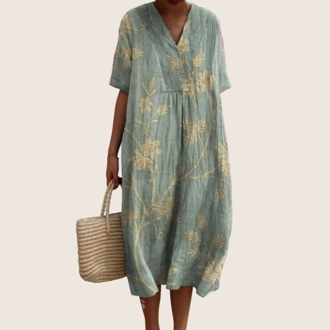 ROUSSEAU BORDEAUX | ROBE D’ÉTÉ FLORALE POUR FEMMES