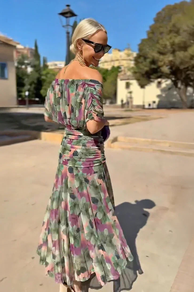 ROUSSEAU BORDEAUX | ROBE MAXI FLUIDE POUR FEMME