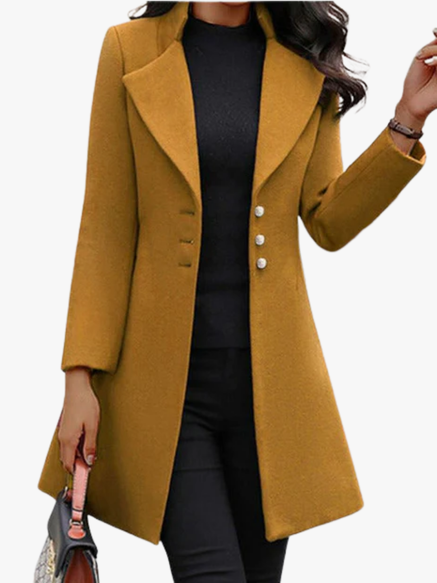 ROUSSEAU BORDEAUX | MANTEAU MÉLANGE DE LAINE POUR FEMMES