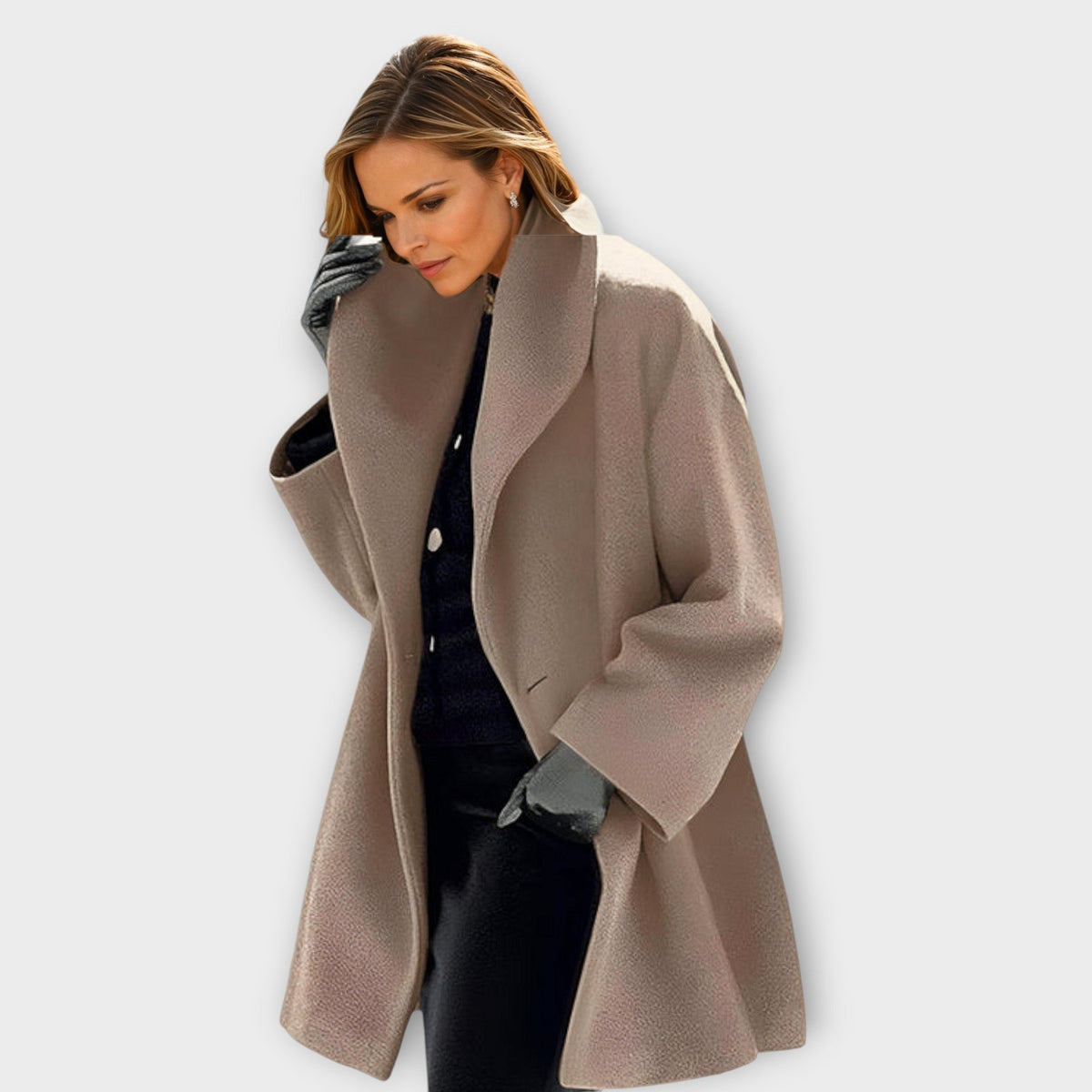 ROUSSEAU BORDEAUX | MANTEAU LONG DÉTENDUE POUR FEMMES