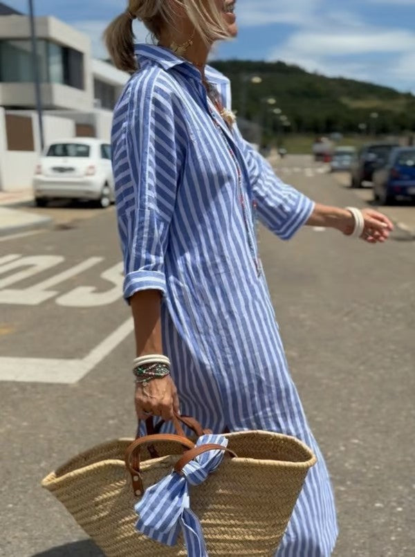 ROUSSEAU BORDEAUX | ROBE MIDI POLO POUR FEMMES