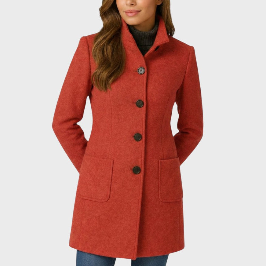 ROUSSEAU BORDEAUX | MANTEAU ÉLÉGANT ET CONFORTABLE POUR FEMMES