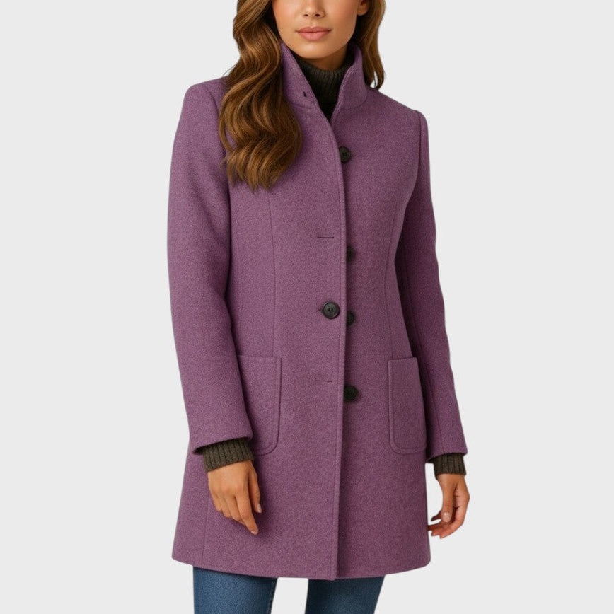 ROUSSEAU BORDEAUX | MANTEAU ÉLÉGANT ET CONFORTABLE POUR FEMMES