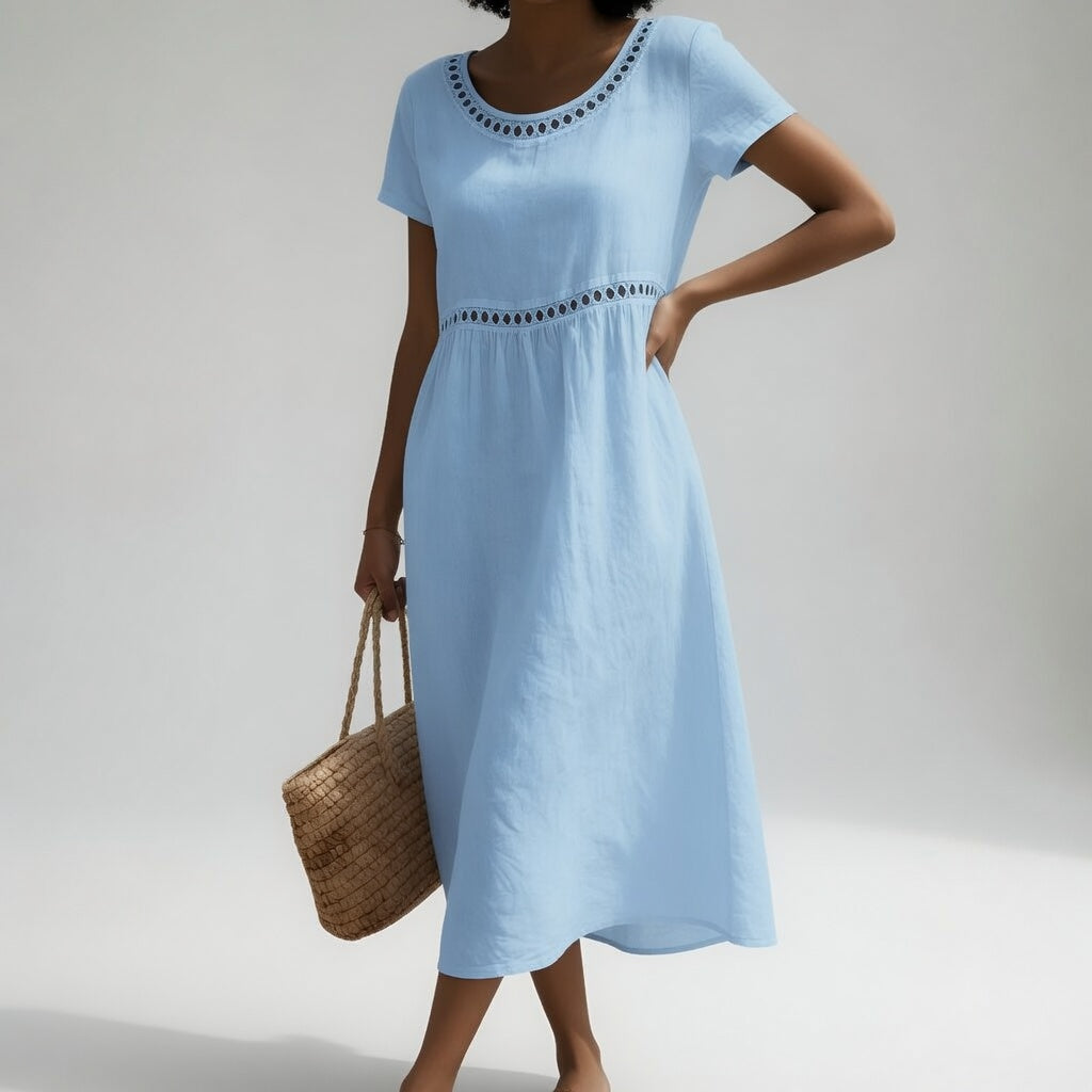 ROUSSEAU BORDEAUX | ROBE BRODÉE POUR FEMME