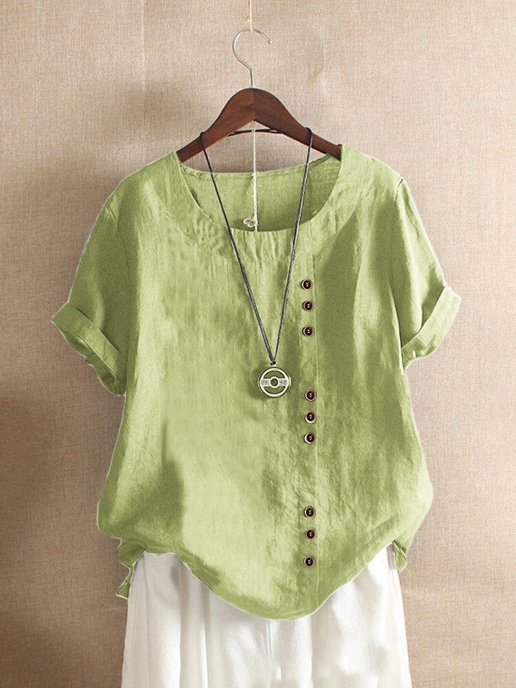 ROUSSEAU BORDEAUX | BLOUSE EN COTON À BOUTONS POUR FEMMES
