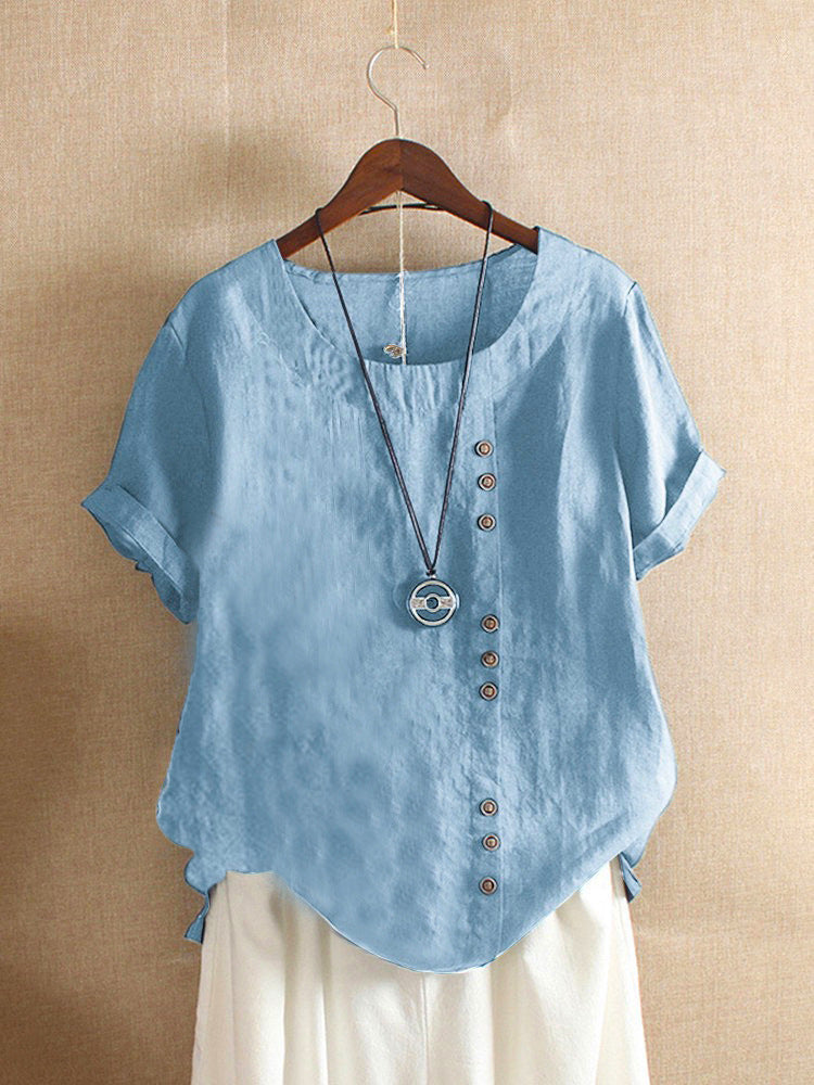 ROUSSEAU BORDEAUX | BLOUSE EN COTON À BOUTONS POUR FEMMES