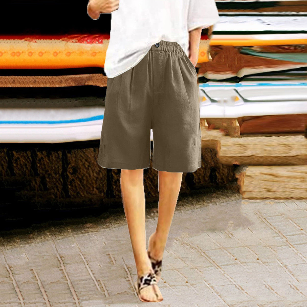 ROUSSEAU BORDEAUX | SHORTS AMPLE POUR FEMMES