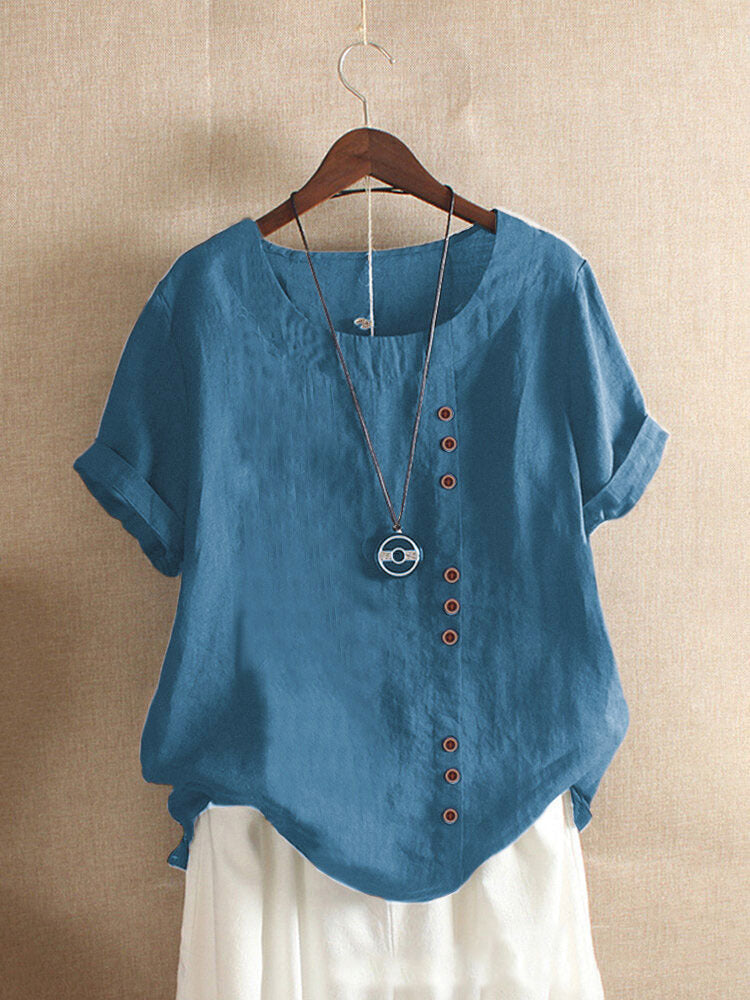 ROUSSEAU BORDEAUX | BLOUSE EN COTON À BOUTONS POUR FEMMES