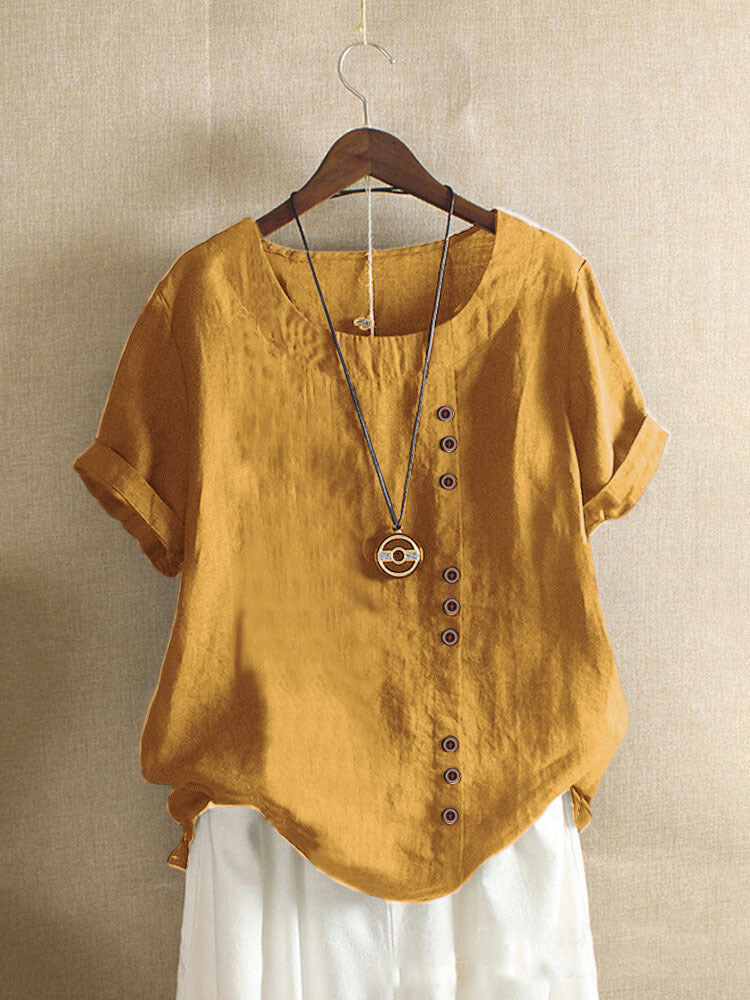 ROUSSEAU BORDEAUX | BLOUSE EN COTON À BOUTONS POUR FEMMES
