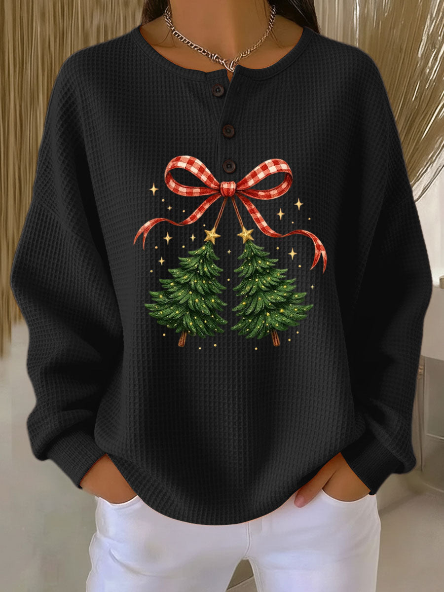 ROUSSEAU BORDEAUX | PULL EN TRICOT GAUFRE POUR FEMMES
