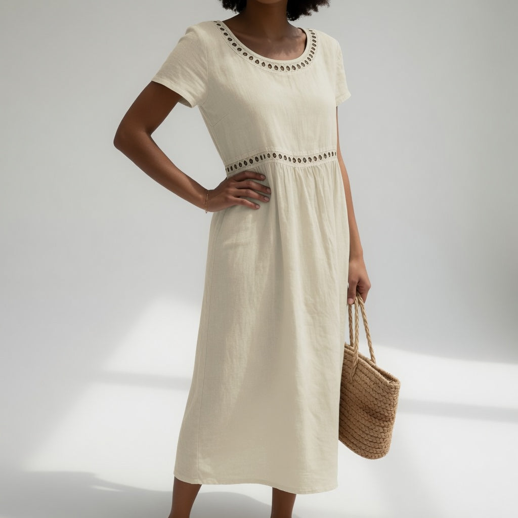 ROUSSEAU BORDEAUX | ROBE BRODÉE POUR FEMME