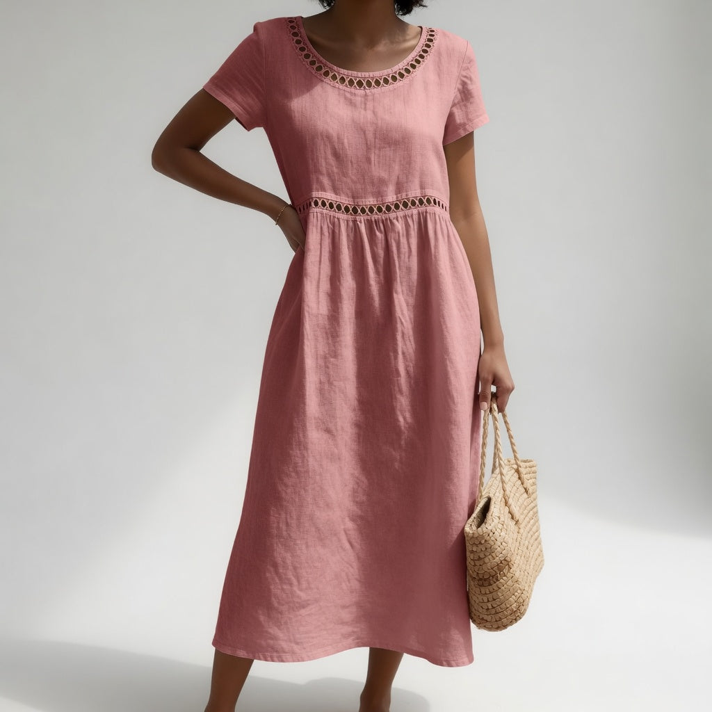 ROUSSEAU BORDEAUX | ROBE BRODÉE POUR FEMME