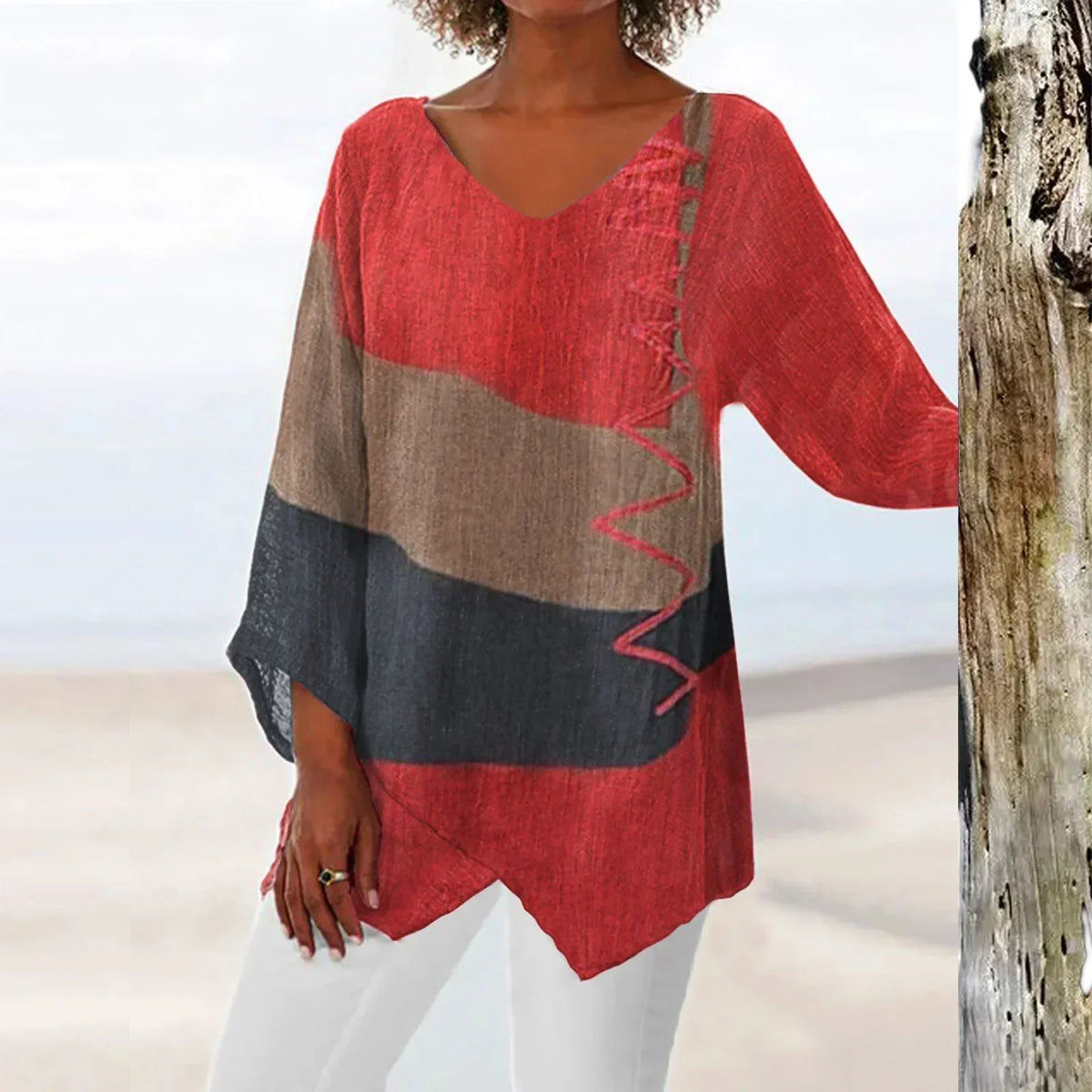 ROUSSEAU BORDEAUX | BLOUSE ÉLÉGANCE D'ÉTÉ POUR FEMME