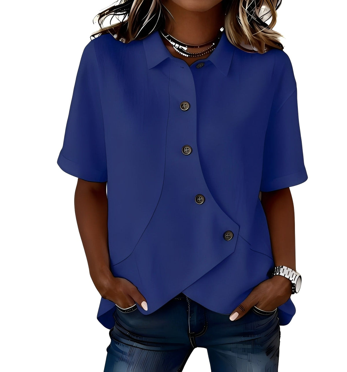 ROUSSEAU BORDEAUX| CHEMISE EN MELANGE DE LIN POUR FEMMES