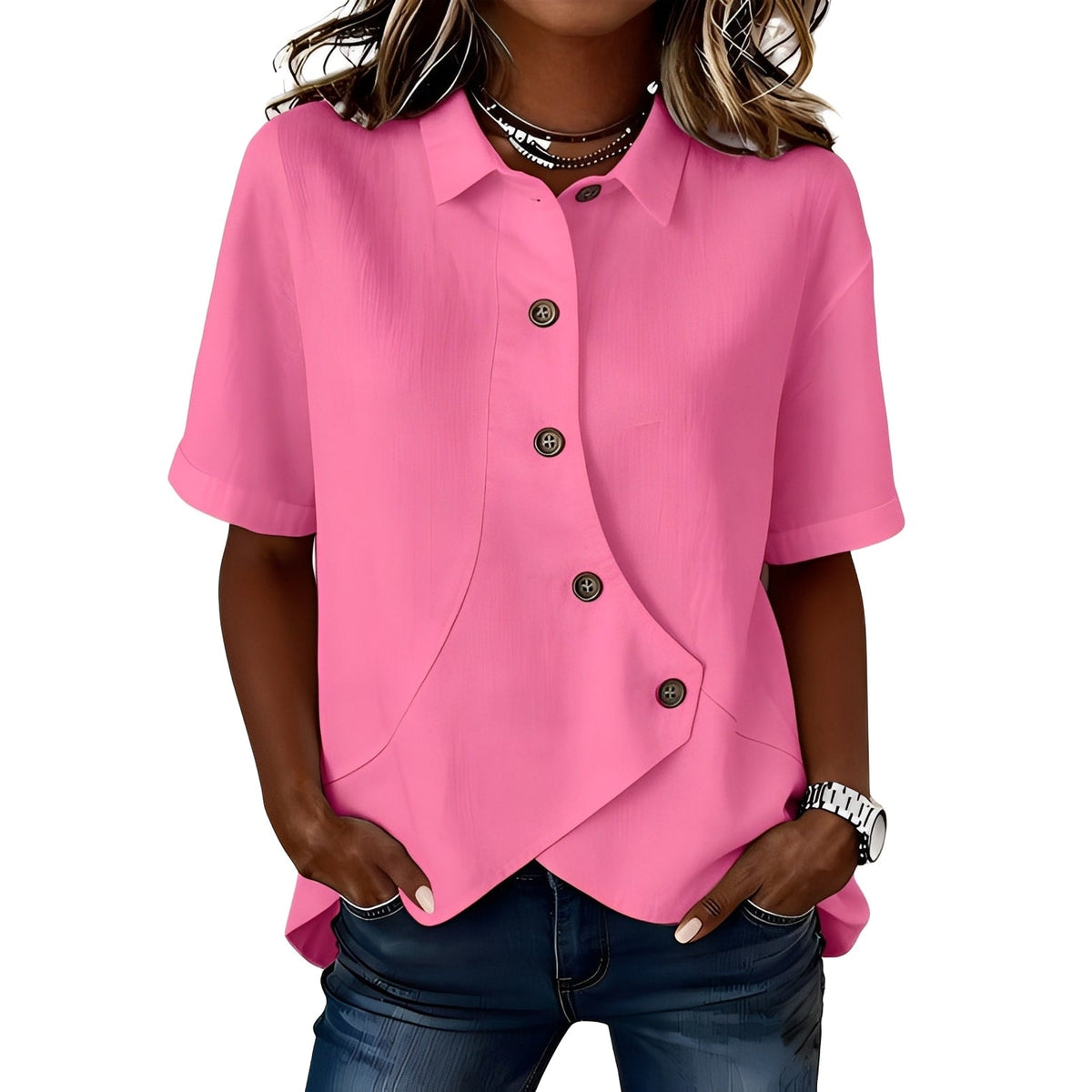 ROUSSEAU BORDEAUX| CHEMISE EN MELANGE DE LIN POUR FEMMES