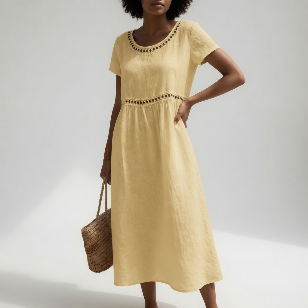 ROUSSEAU BORDEAUX | ROBE BRODÉE POUR FEMME