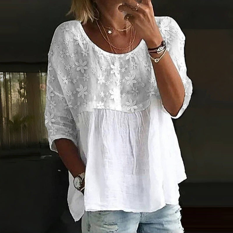 ROUSSEAU BORDEAUX | BLOUSE BRODÉE POUR FEMMES