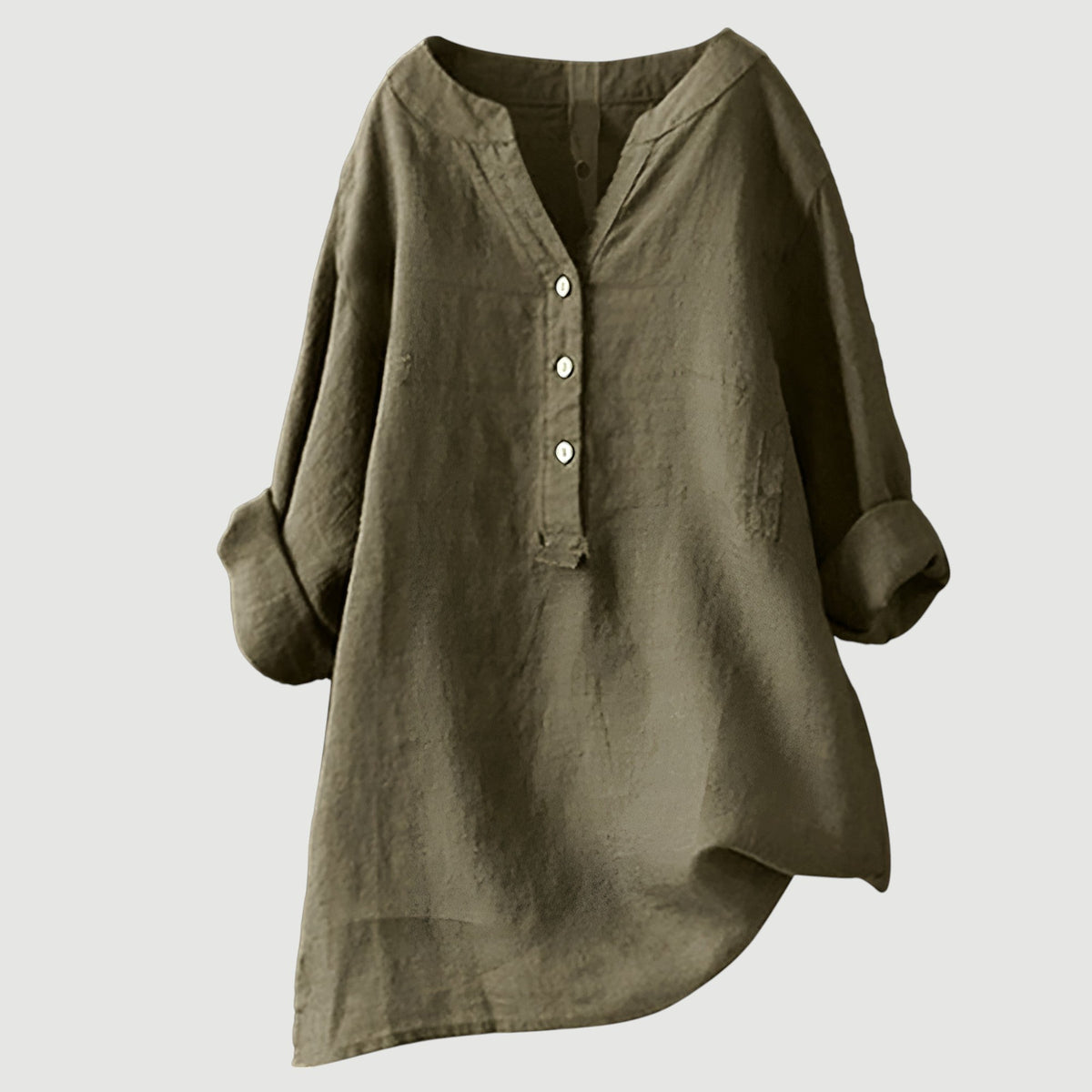 ROUSSEAU BORDEAUX | BLOUSE EN MÉLANGE DE LIN POUR FEMMES