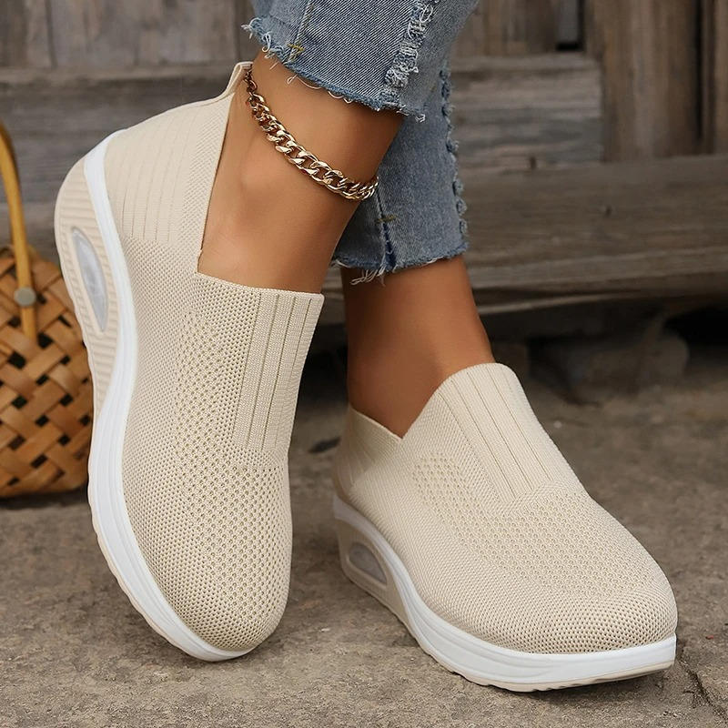 ROUSSEAU BORDEAUX| BASKETS MESH À ENFILER POUR FEMMES