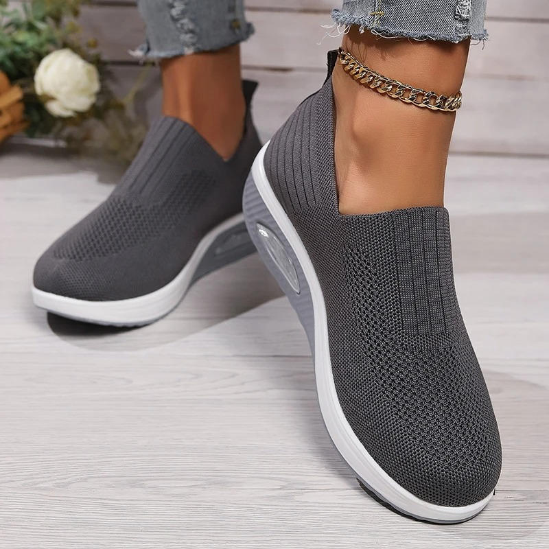 ROUSSEAU BORDEAUX| BASKETS MESH À ENFILER POUR FEMMES