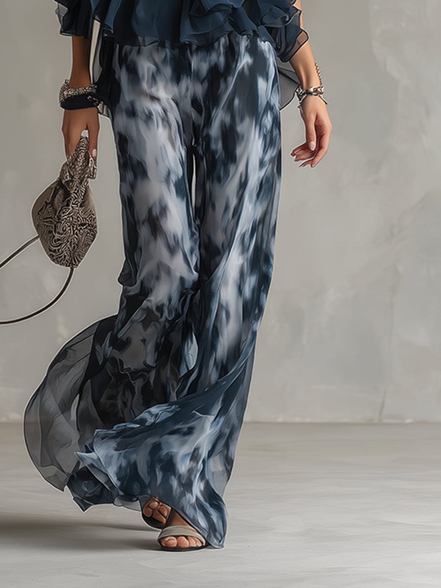 ROUSSEAU BORDEAUX | ENSEMBLE PANTALON FLUIDE POUR FEMMES