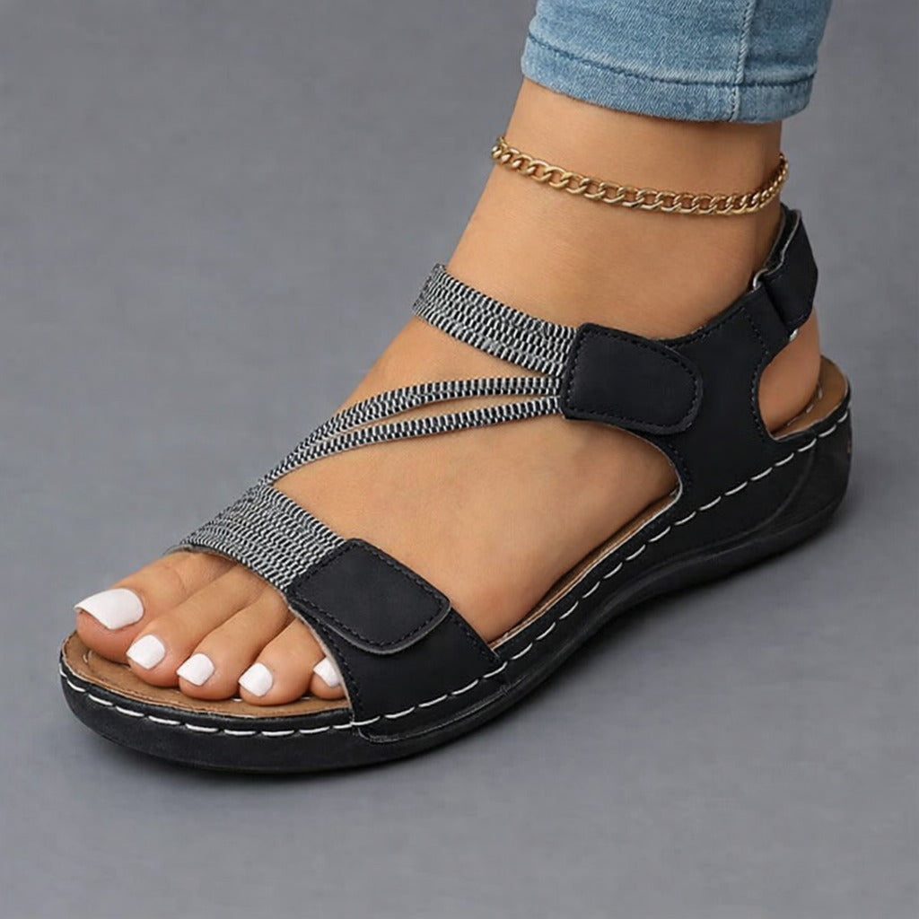 ROUSSEAU BORDEAUX | SANDALES CHIC AJUSTABLES POUR FEMMES