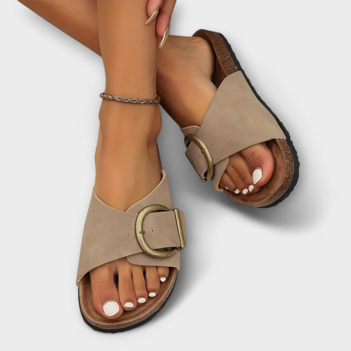 ROUSSEAU BORDEAUX | SANDALES CLASSIQUES SOUTENANTES POUR FEMMES