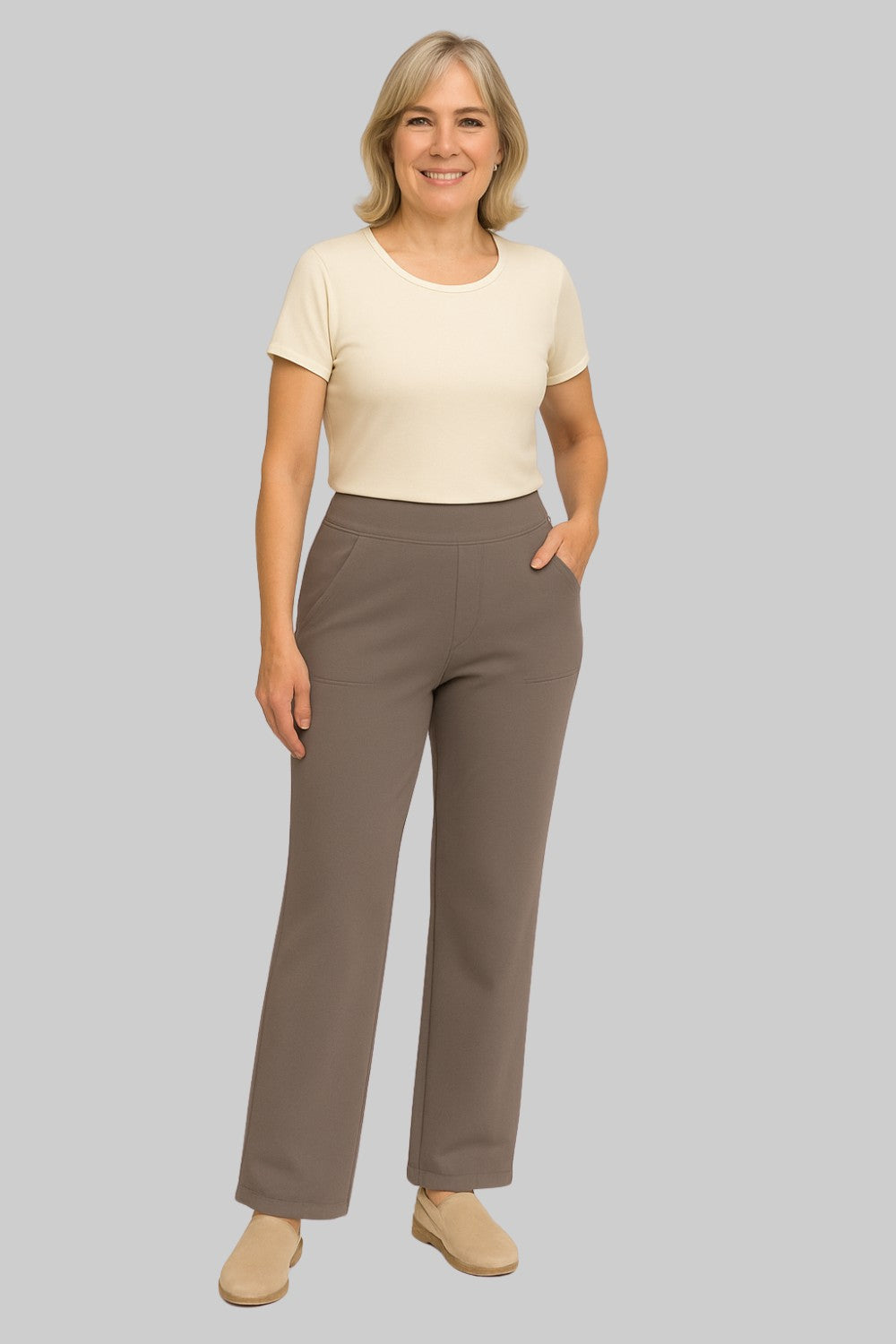 ROUSSEAU BORDEAUX | PANTALON STRETCH POUR FEMME