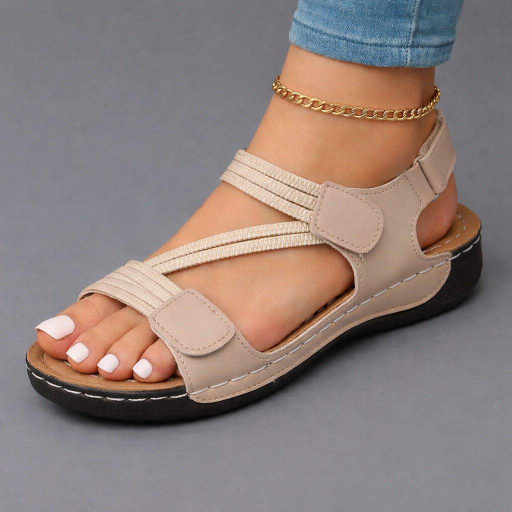 ROUSSEAU BORDEAUX | SANDALES CHIC AJUSTABLES POUR FEMMES