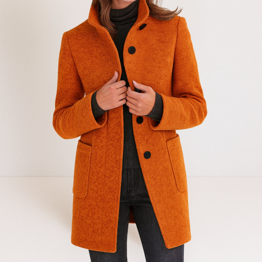 ROUSSEAU BORDEAUX | MANTEAU D’HIVER ÉLÉGANT POUR FEMMES