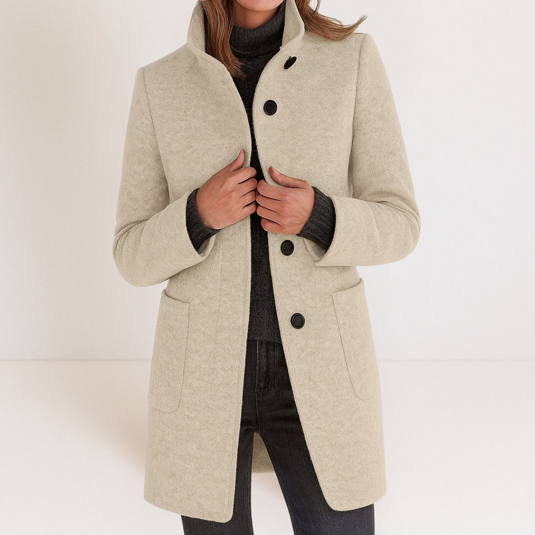 ROUSSEAU BORDEAUX | MANTEAU D’HIVER ÉLÉGANT POUR FEMMES