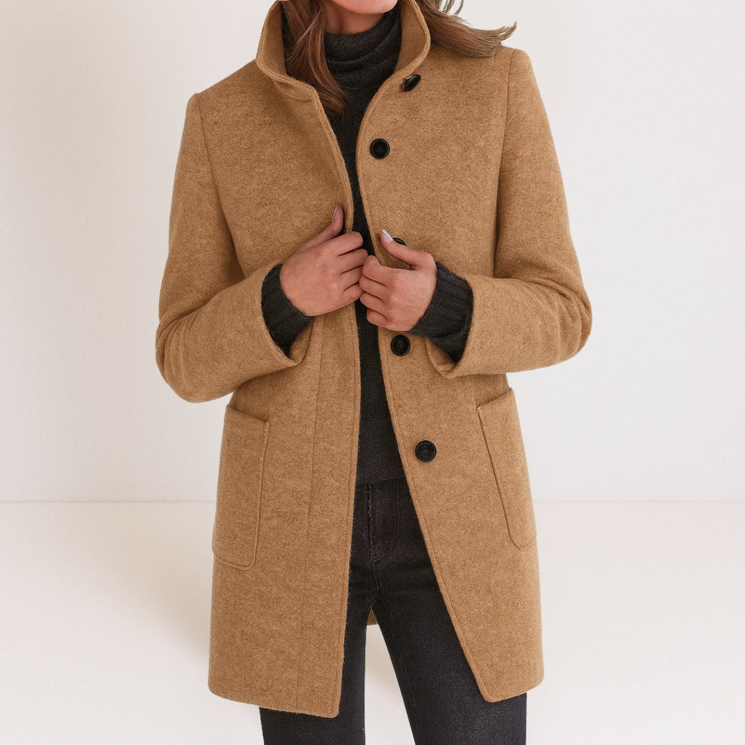ROUSSEAU BORDEAUX | MANTEAU D’HIVER ÉLÉGANT POUR FEMMES