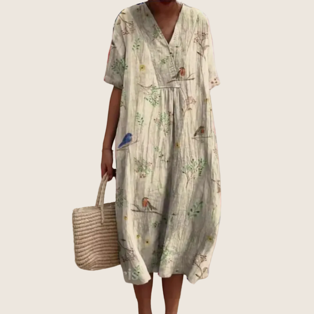 ROUSSEAU BORDEAUX | ROBE D’ÉTÉ FLORALE POUR FEMMES