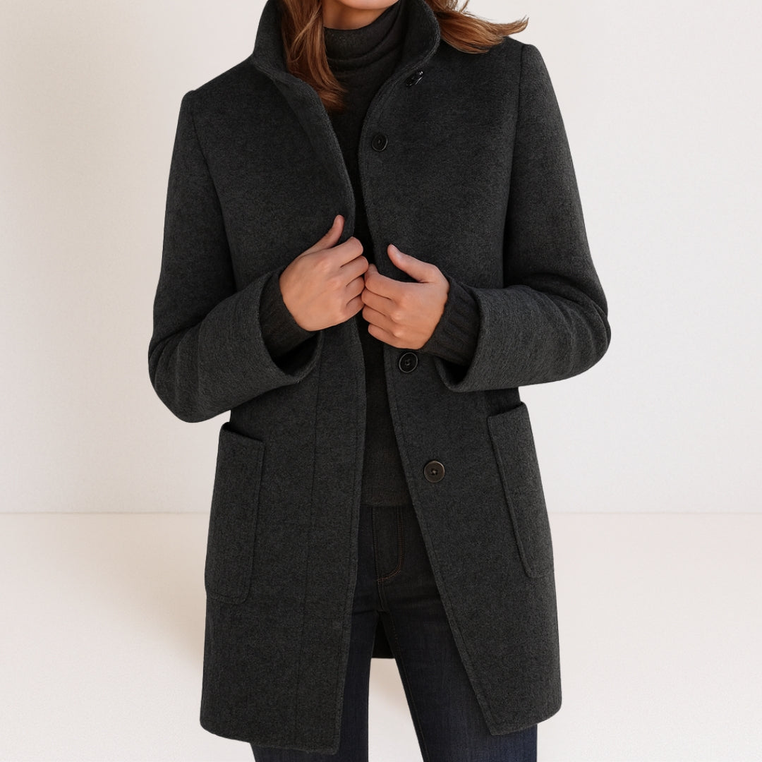 ROUSSEAU BORDEAUX | MANTEAU D’HIVER ÉLÉGANT POUR FEMMES