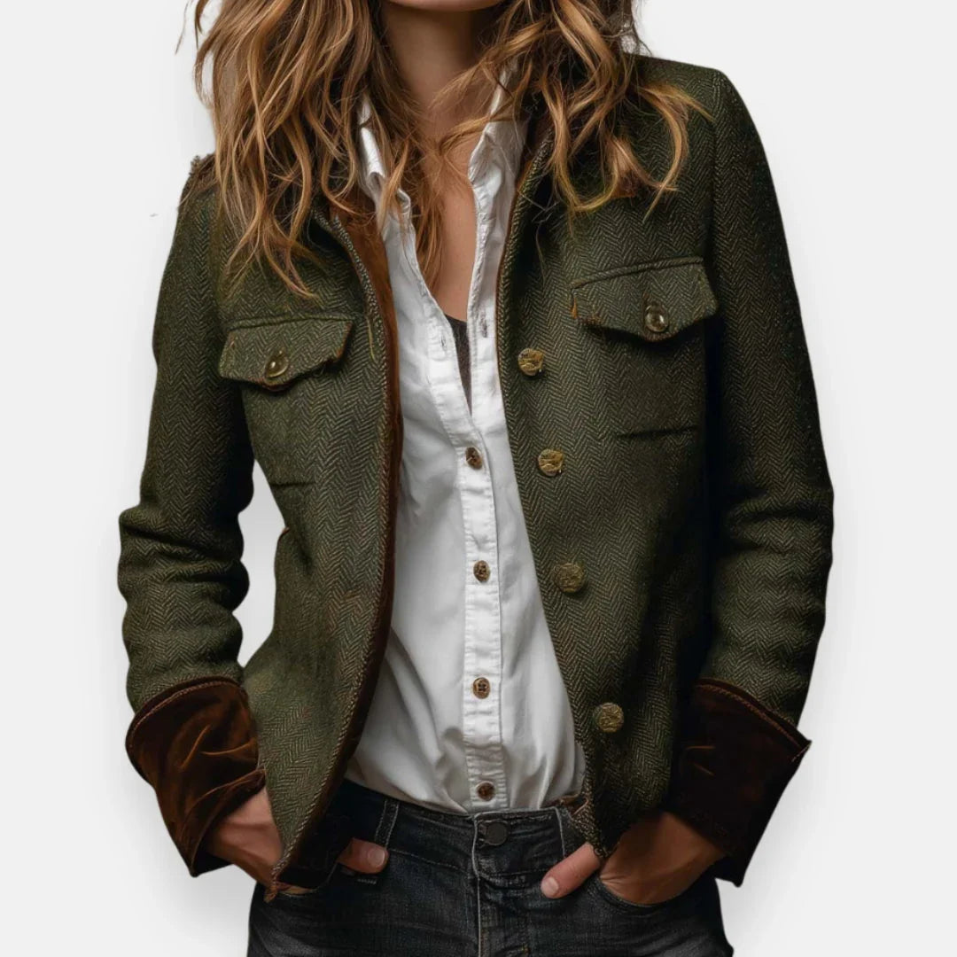 ROUSSEAU BORDEAUX | VESTE EN TWEED POUR FEMMES