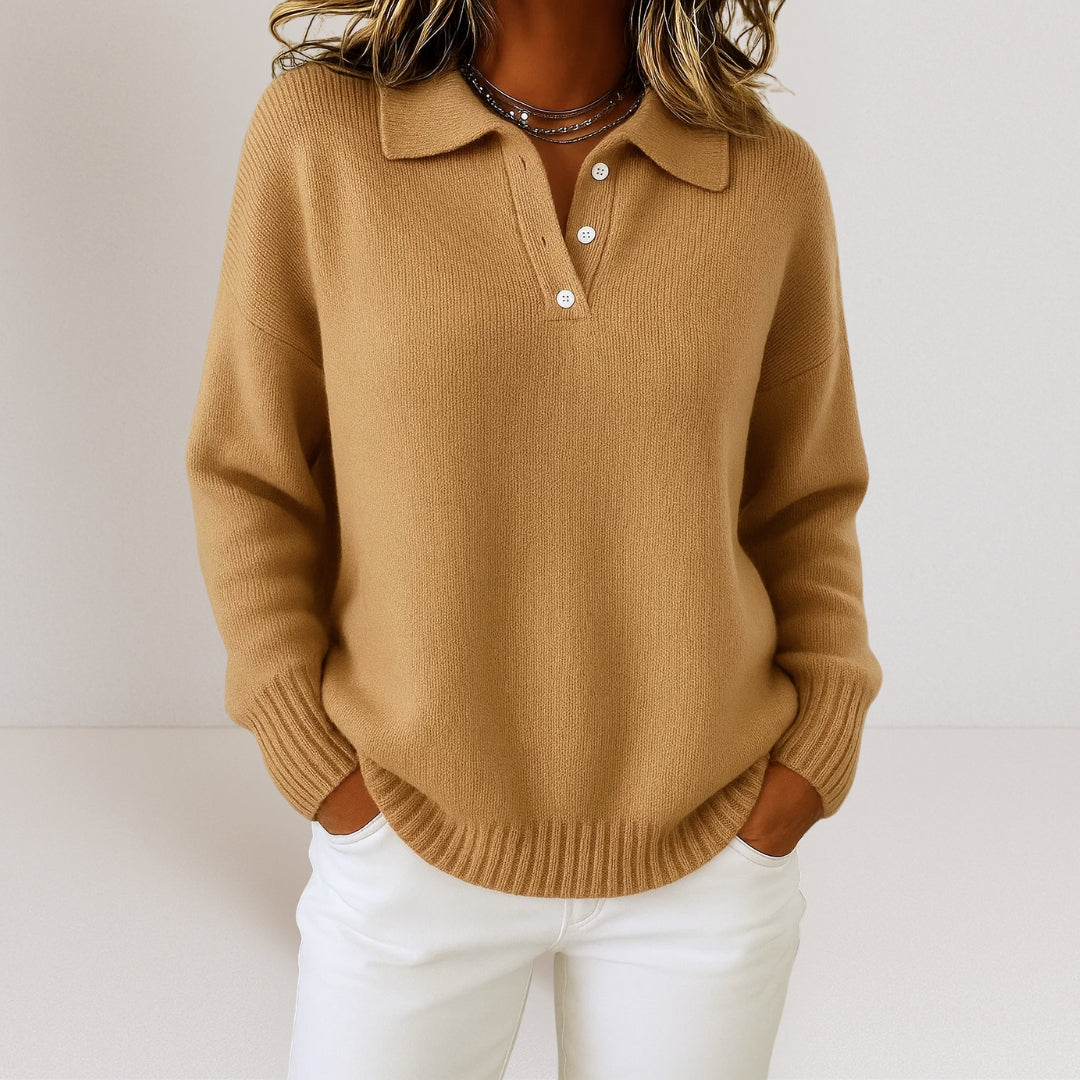 ROUSSEAU BORDEAUX | PULL EN MAILLE À COL POUR FEMME
