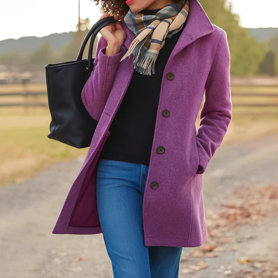 ROUSSEAU BORDEAUX | MANTEAU HERITAGE POUR FEMMES