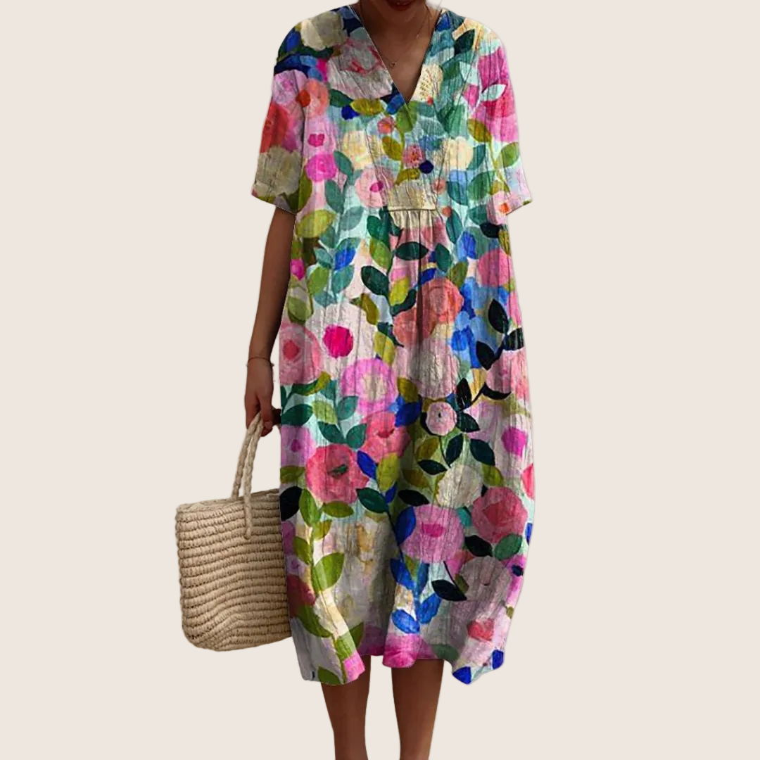 ROUSSEAU BORDEAUX | ROBE D’ÉTÉ FLORALE POUR FEMMES