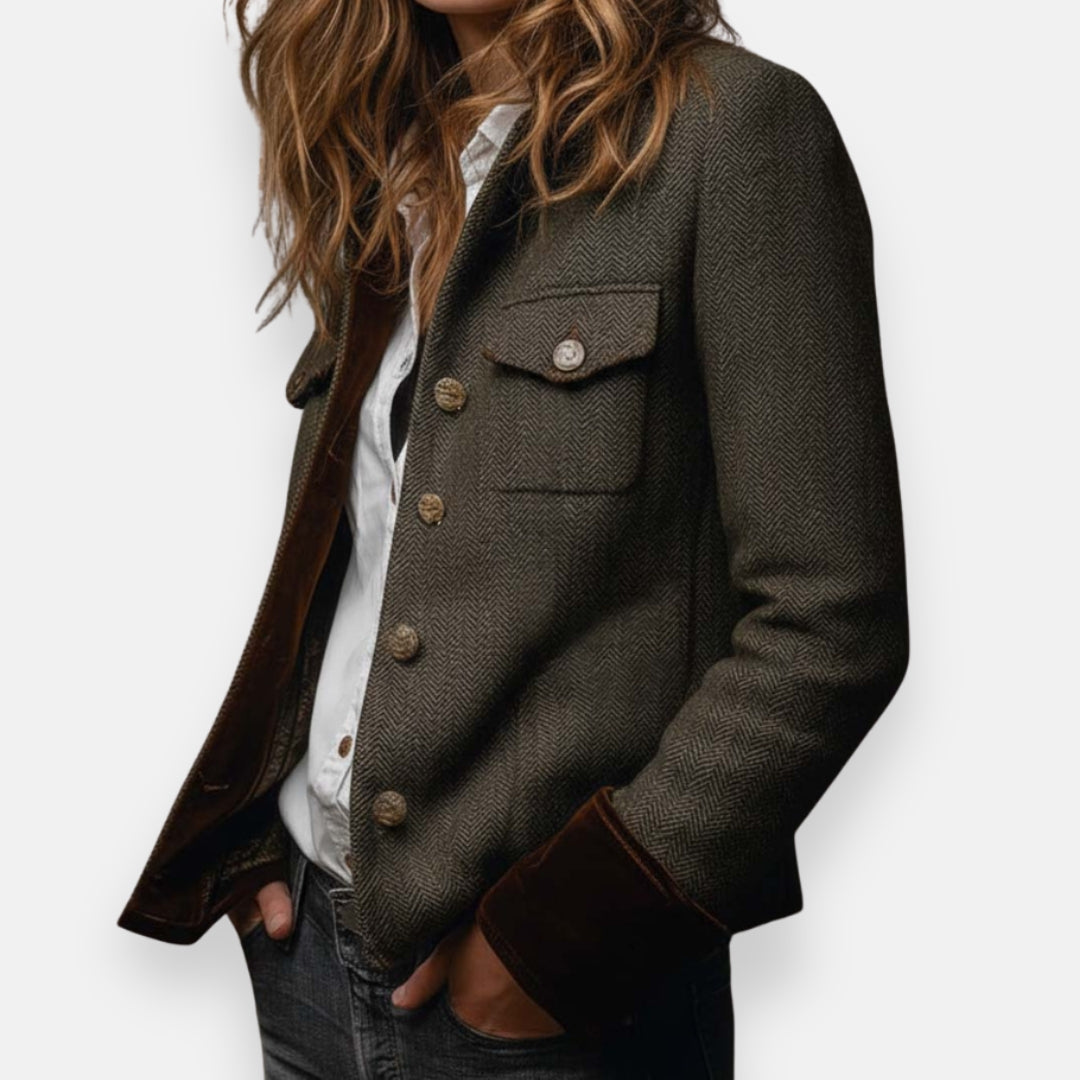 ROUSSEAU BORDEAUX | VESTE EN TWEED POUR FEMMES