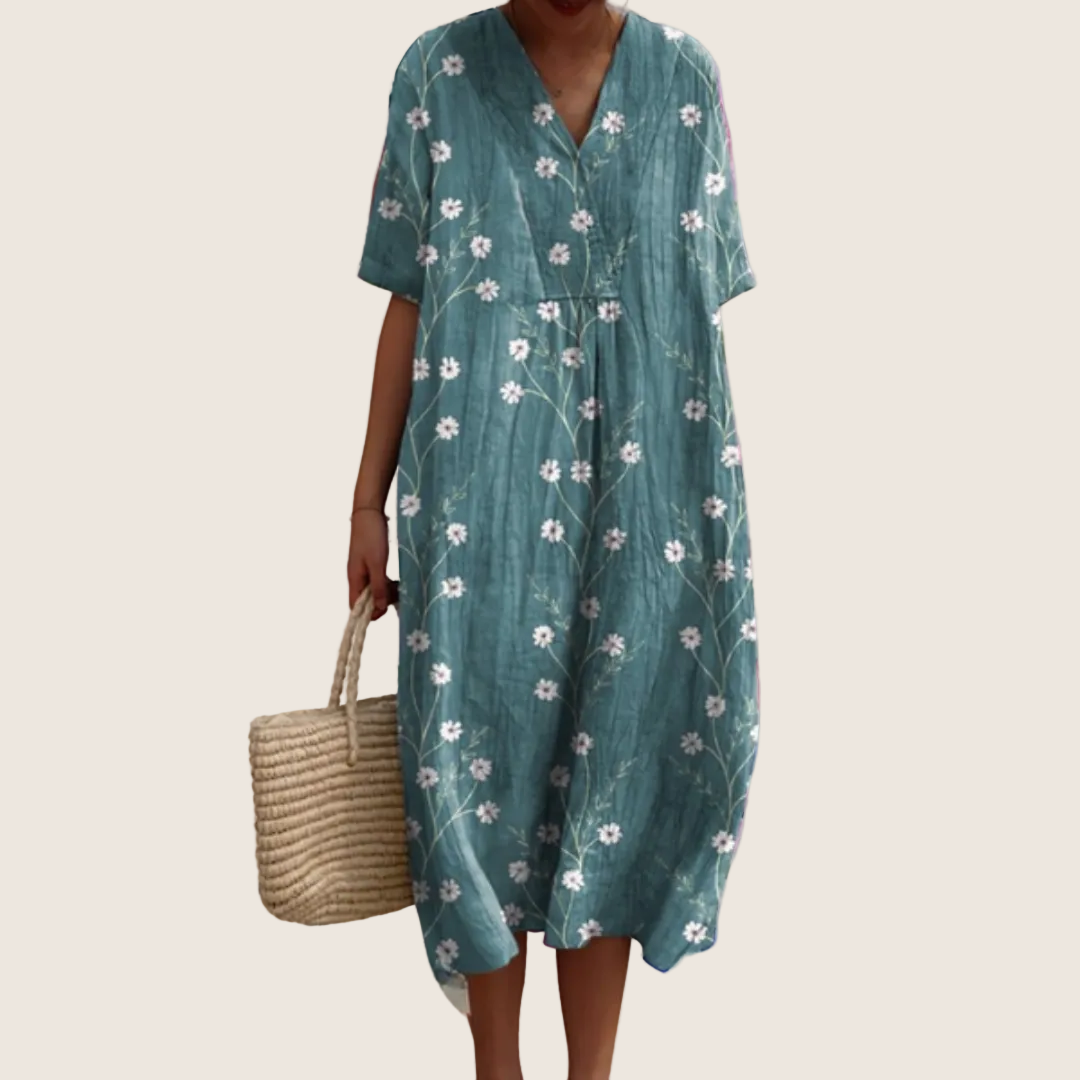 ROUSSEAU BORDEAUX | ROBE D’ÉTÉ FLORALE POUR FEMMES