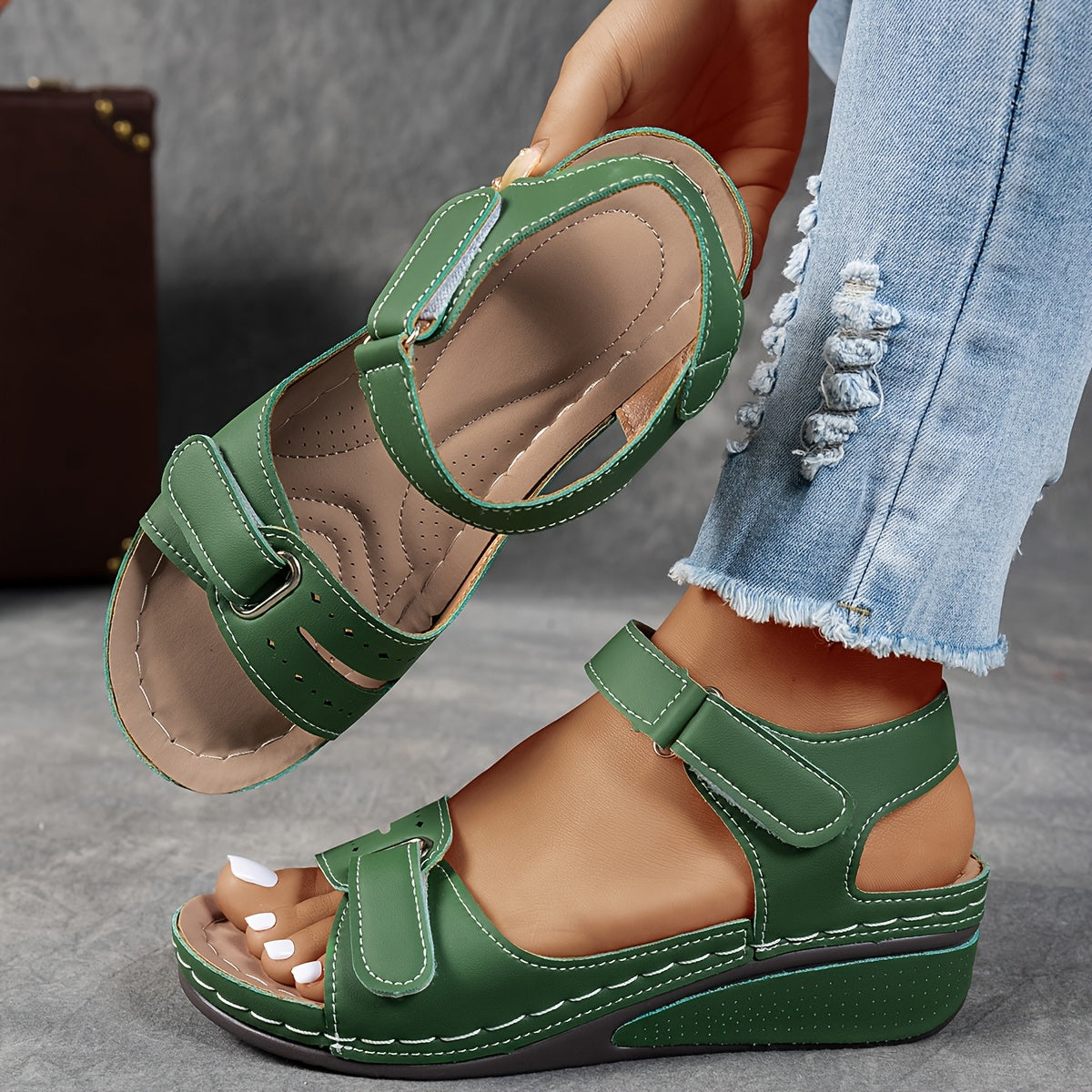 ROUSSEAU BORDEAUX | SANDALES ERGONOMIQUES POUR FEMMES