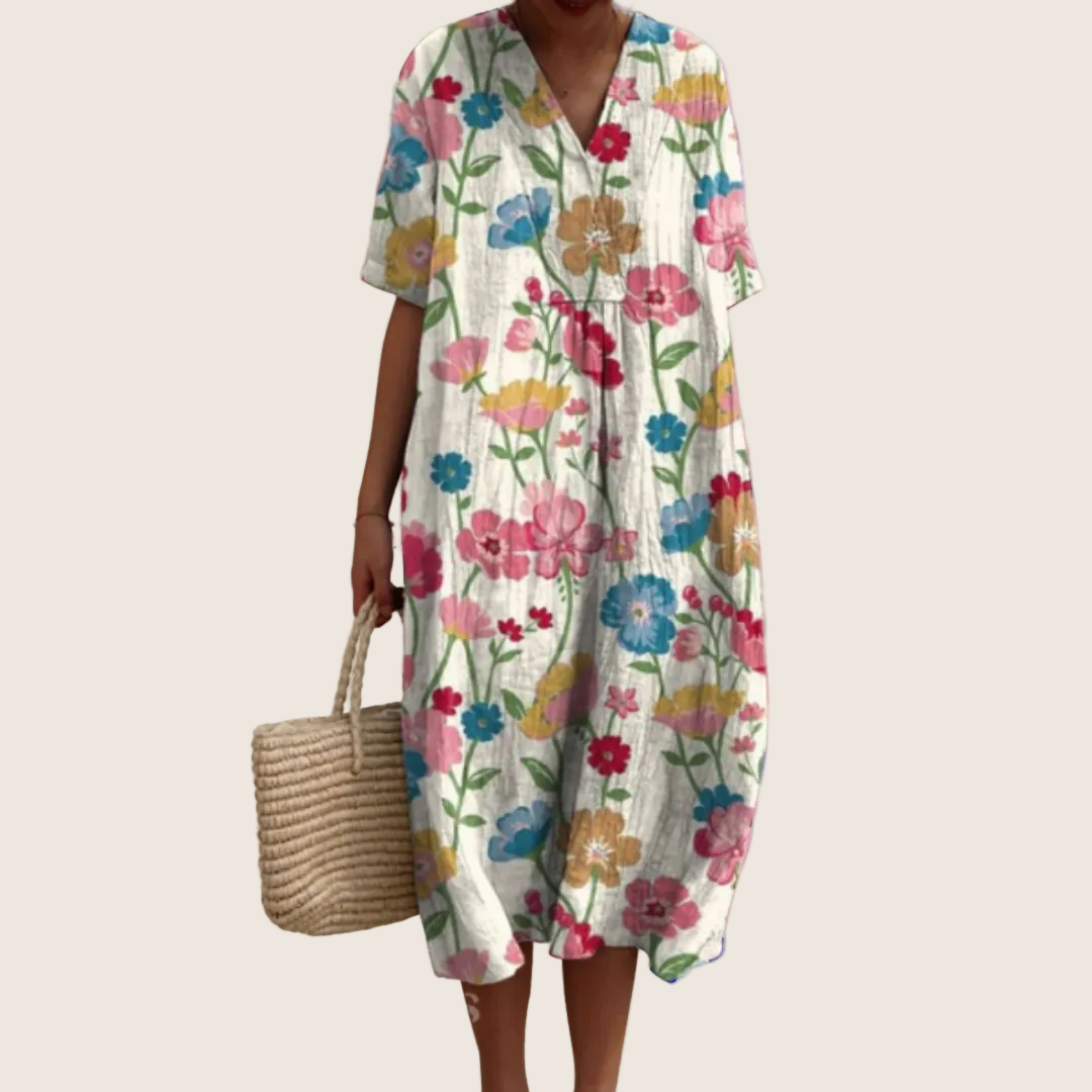 ROUSSEAU BORDEAUX | ROBE D’ÉTÉ FLORALE POUR FEMMES